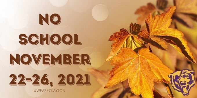 no school november 22-26